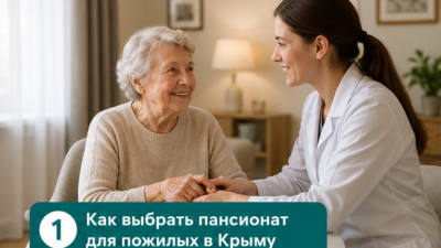 Как выбрать пансионат для пожилого человека в Крыму