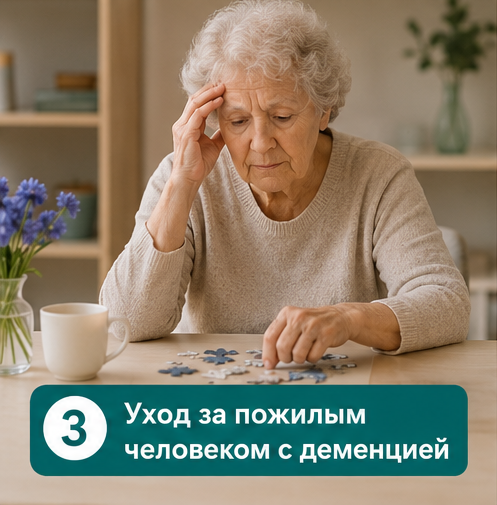 Уход за пожилым человеком с деменцией